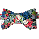 Forget-Me-Knot Liberty Floral Cotton Bow Tie Made in Canada