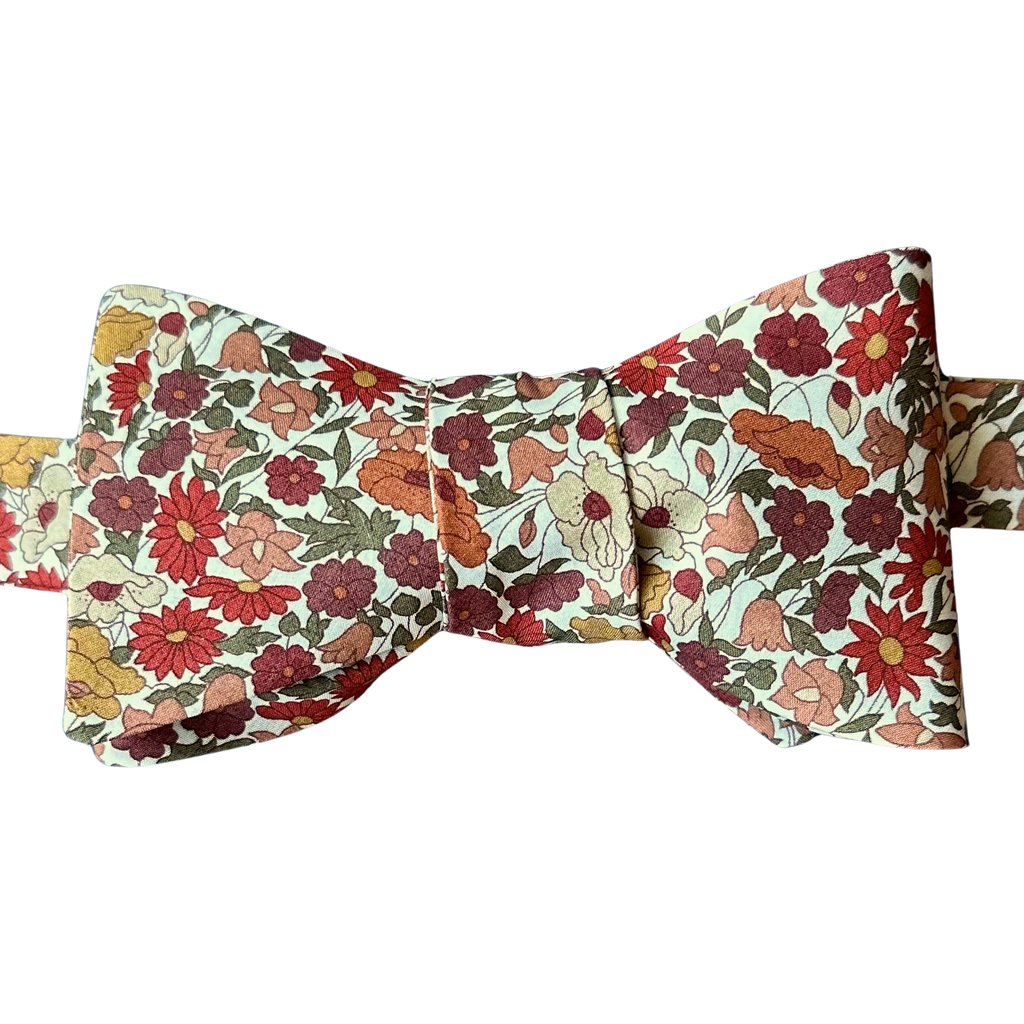 Harvest Liberty Cotton Floral Bow Tie Made in Canada