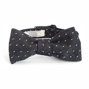 Henry Chambray Polka Dot Bow Tie - 3 Colours Available