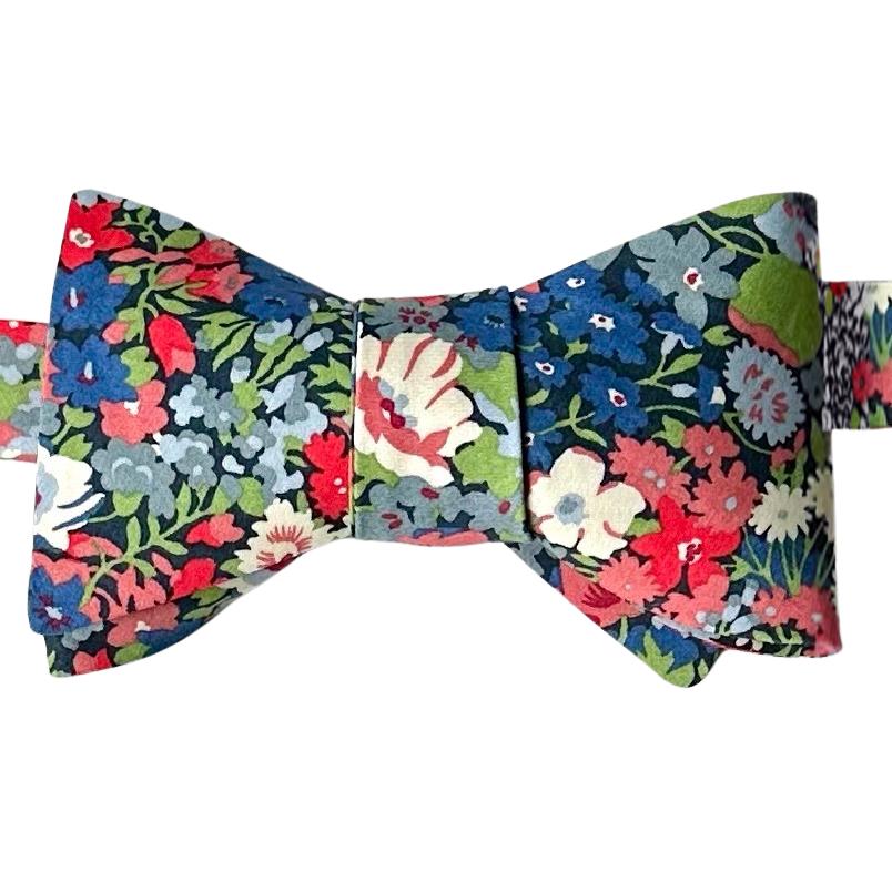 Forget-Me-Knot Liberty Floral Cotton Bow Tie Made in Canada