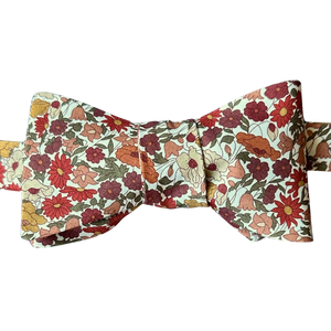 Harvest Liberty Cotton Floral Bow Tie Made in Canada