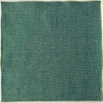 Shimmer Minty Green Woven Cotton Pocket Square
