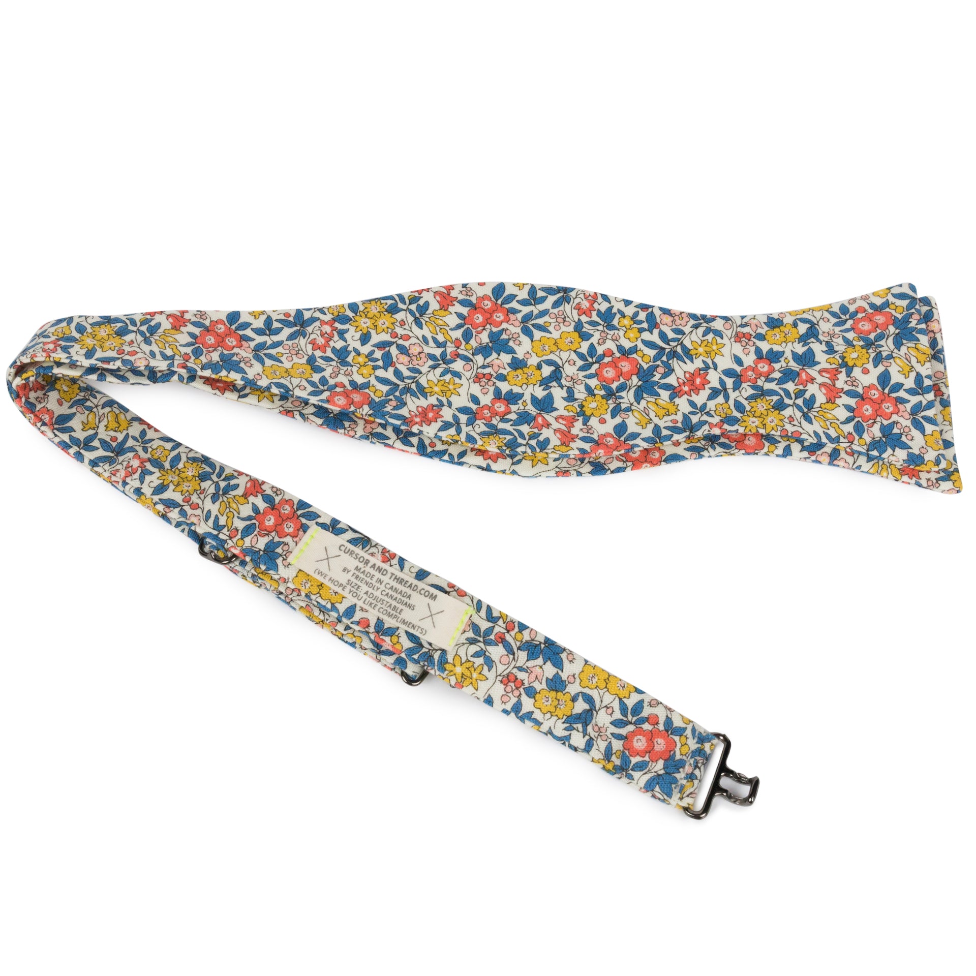 Chatham Floral Bow Tie in Liberty Cotton Made in Canada