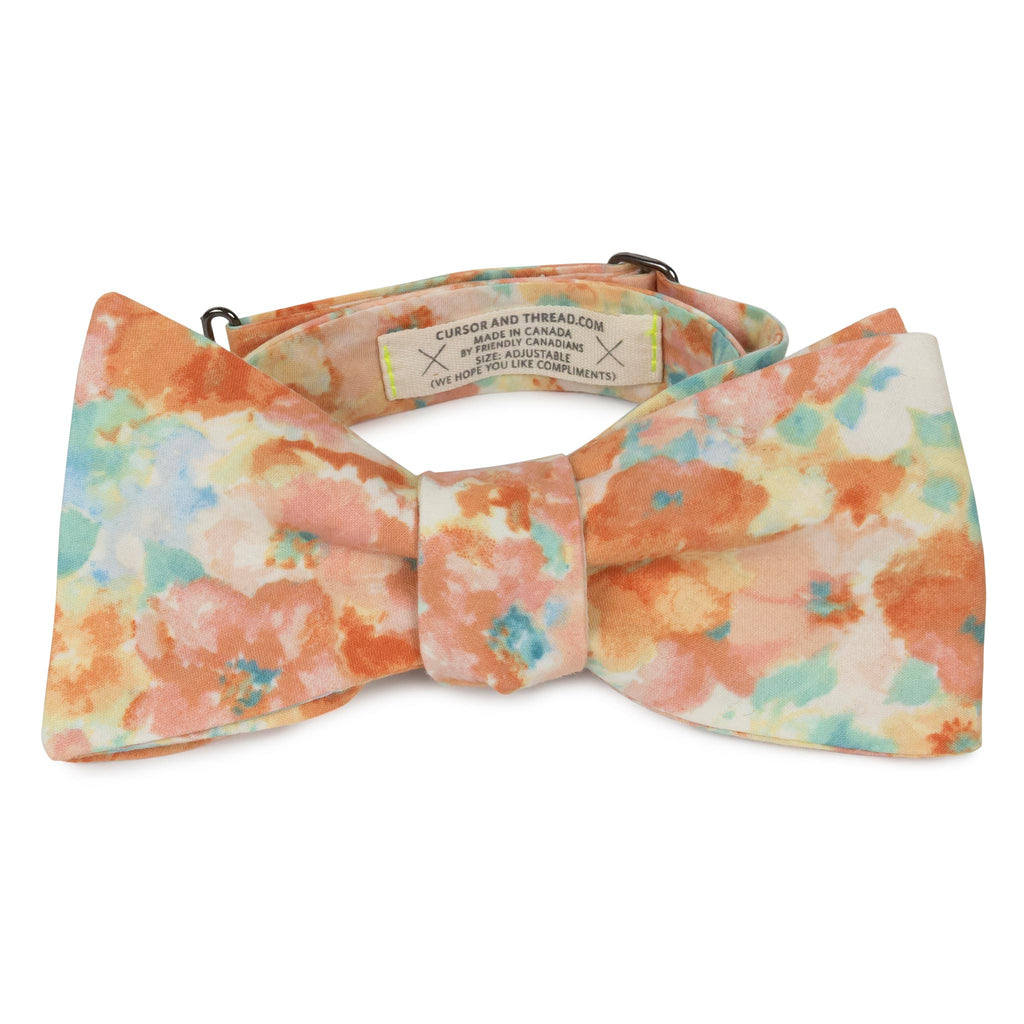 Floral Pastel Bow Tie