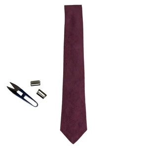 corduroy maroon necktie made in canada
