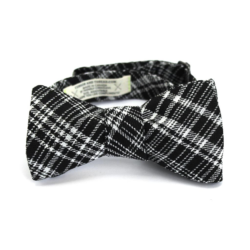 General Plaid Bow Tie