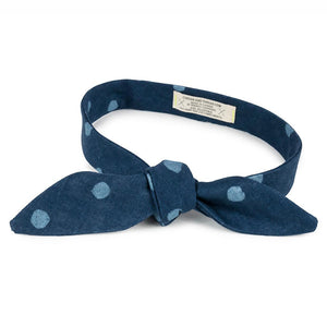 Glow Polka Dot French Knot Bow Tie