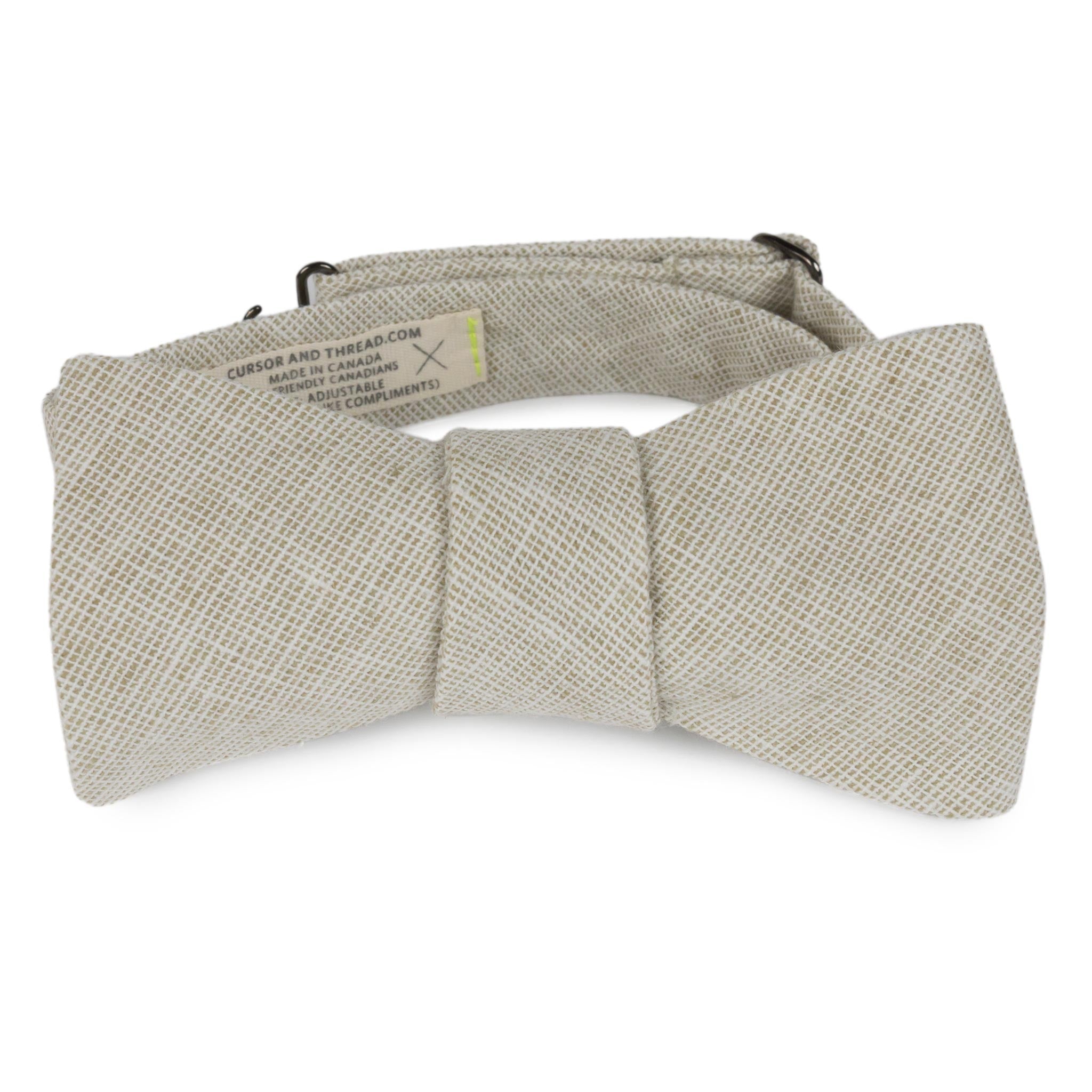 Hatch Linen Bow Tie - 4 Colours Available