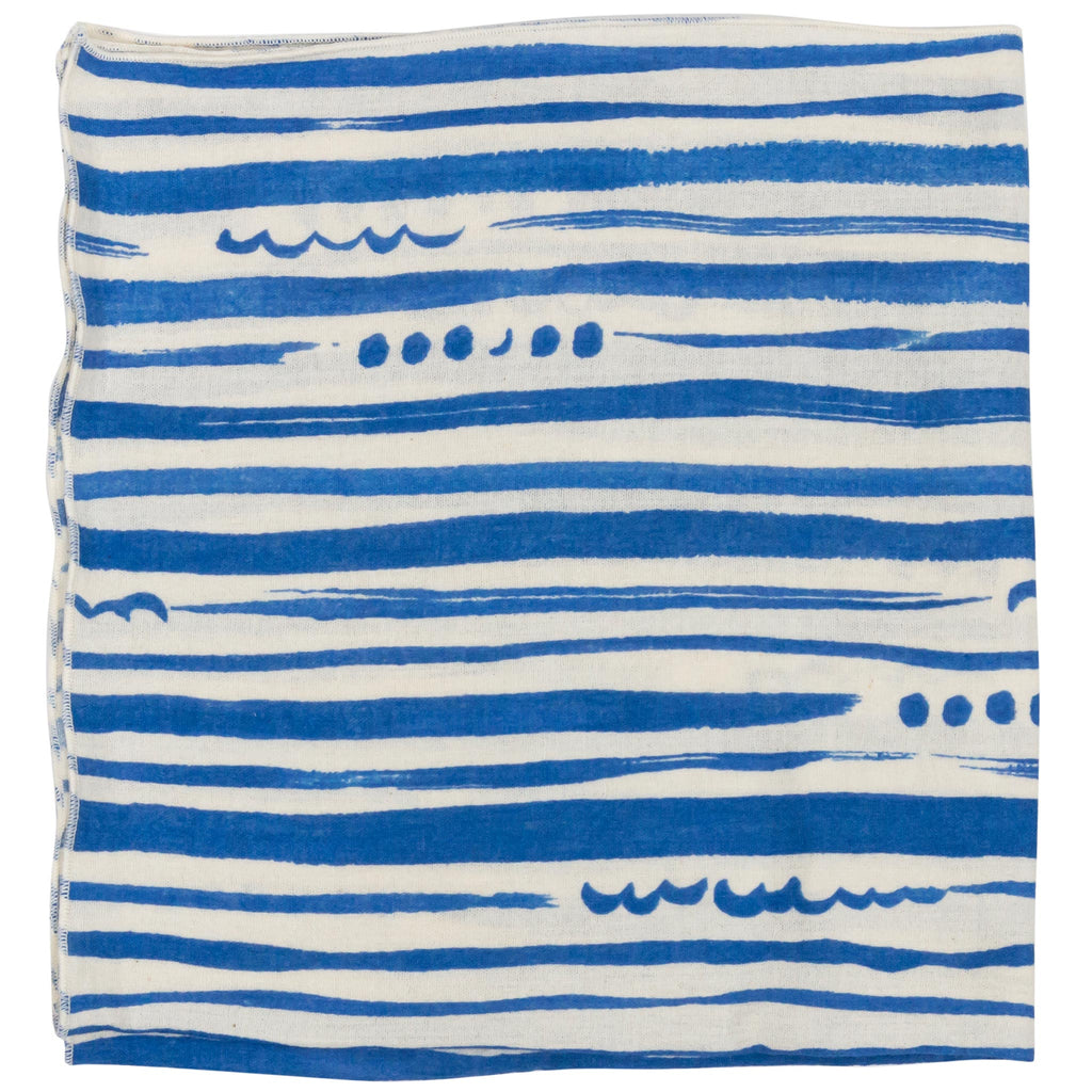 Jonah Waves Double Gauze Cotton Bandana Made in Canada