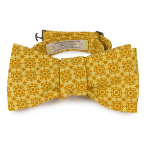 Gold Mosaic Bow Tie Made in Canada