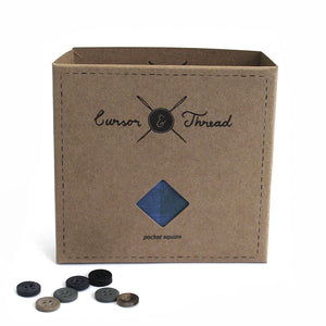 Oak Checkered Pocket Square