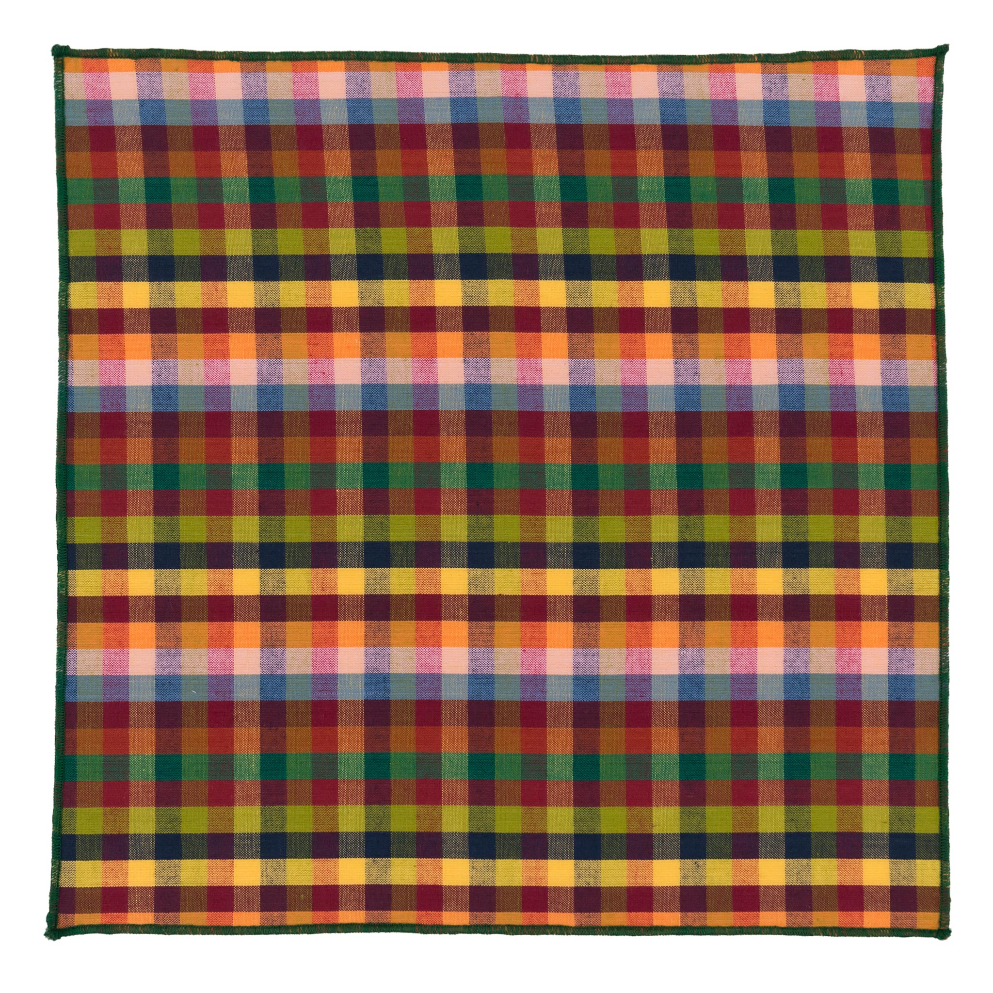 PCB Multi-Coloured Cotton Pocket Square Made in Canada