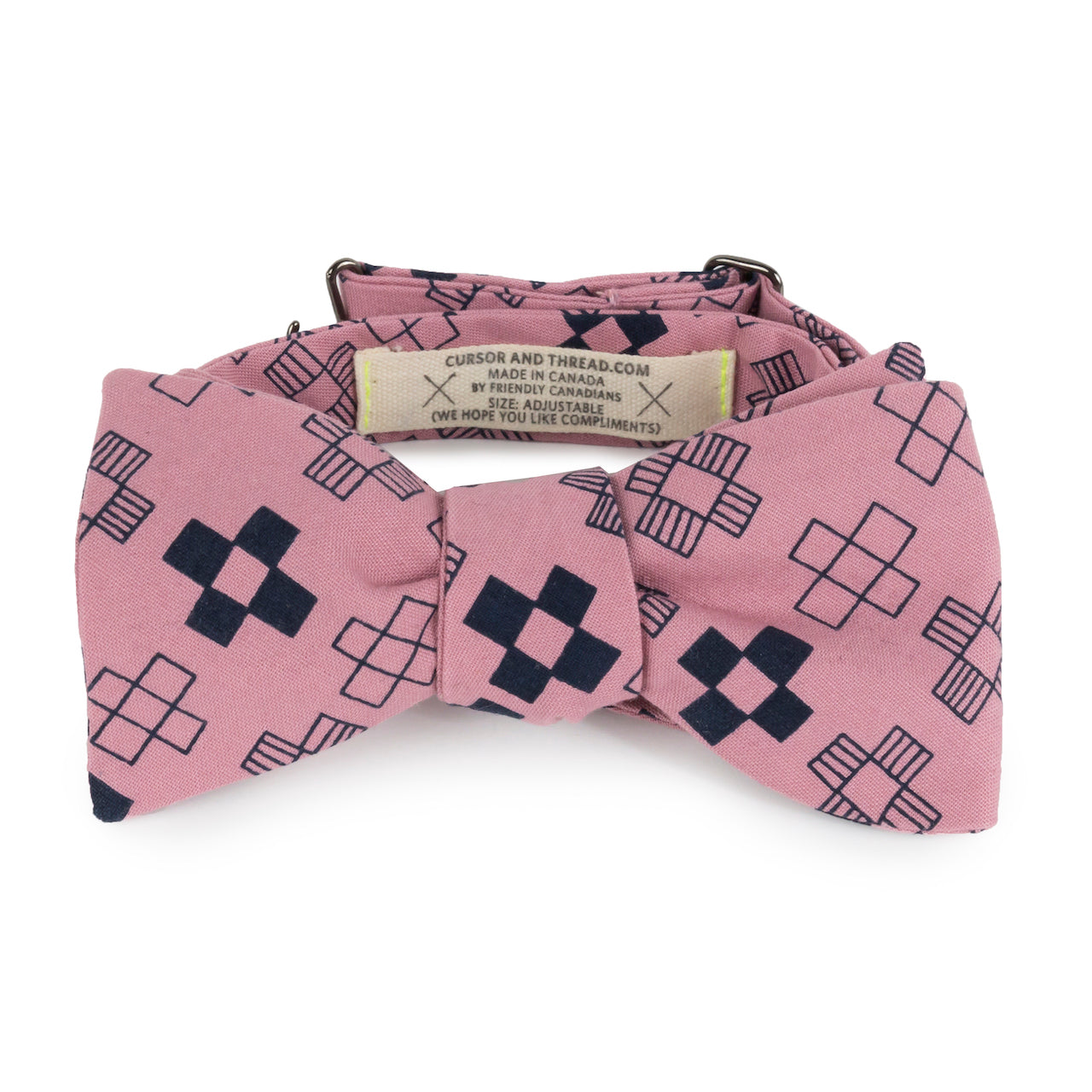 Patches Blueberry Cotton Bow Tie Made in Canada
