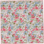 Poppy Floral Liberty Cotton Pocket Square Made in Canada