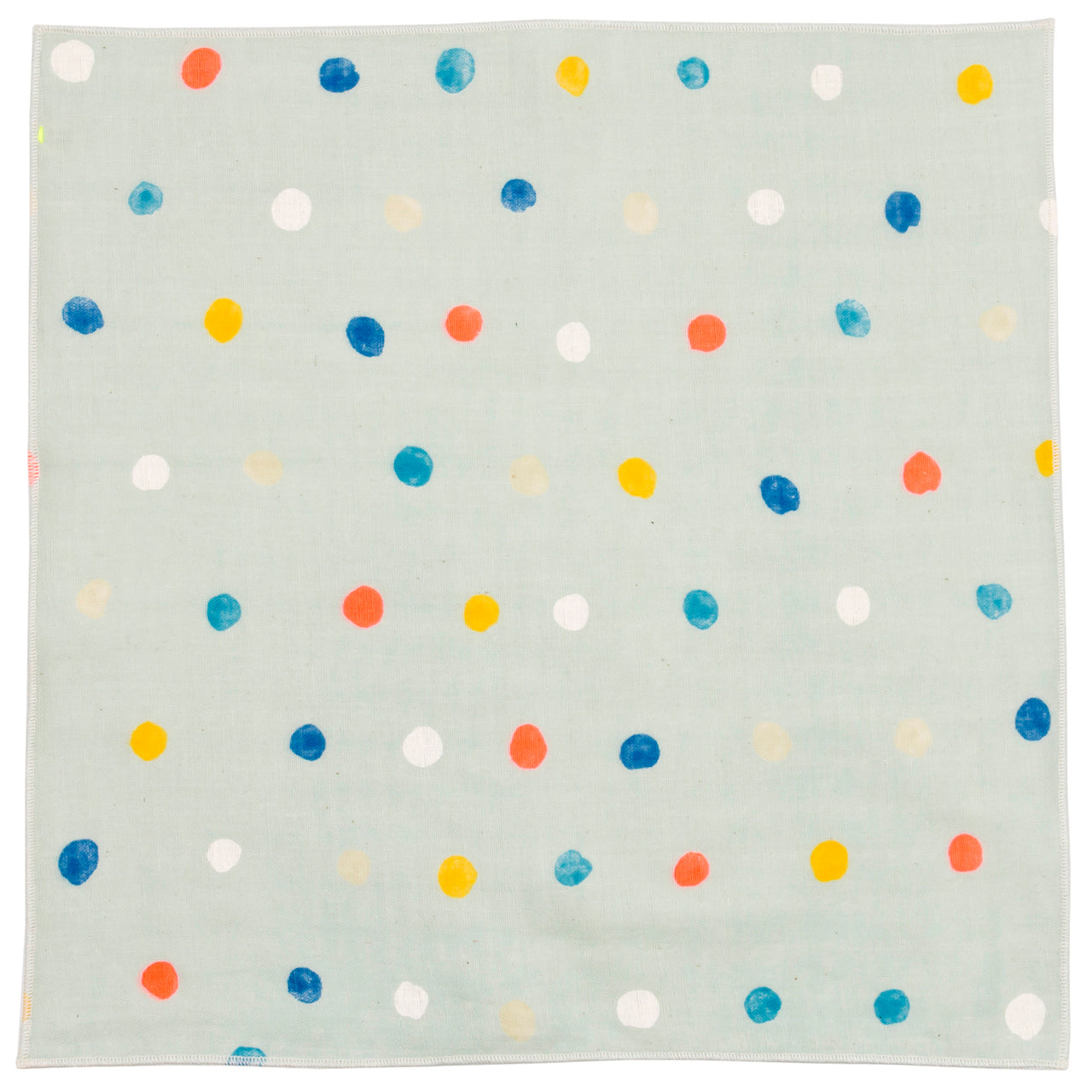 Seeing Spots Japanese Double Gauze Cotton Pocket Square Made in Canada