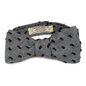 Shag Black Bow Tie