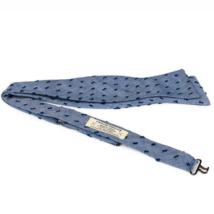 shag carpet cotton blue bow tie