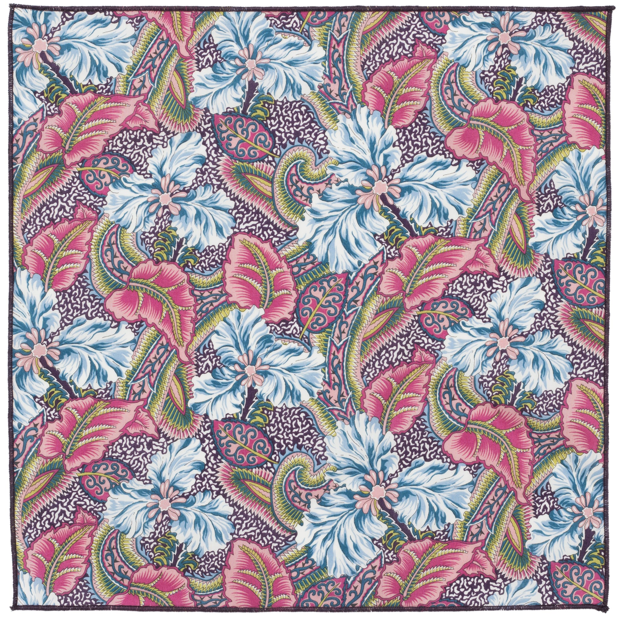 Splendid Liberty Floral Cotton Pocket Square Made in Canada