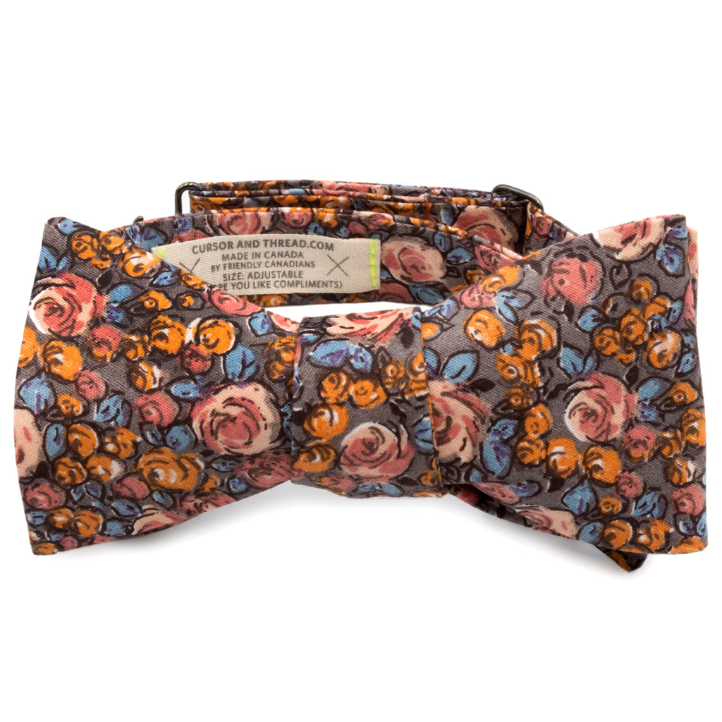 Stanley Rose French Cotton Bow Tie Made in Canada
