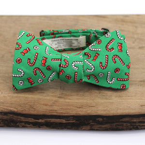 Candy Cane Bow Tie