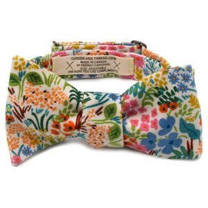 Waterton Floral Japanese Cotton Bow Tie Made in Canada