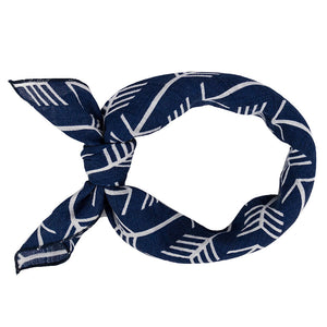 Navy Arrow Bandana