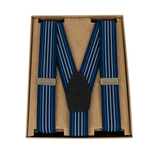 1 Dublin Suspenders / Braces Navy Blue - Formal or Casual – Cursor & Thread