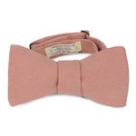 best pink linen bow tie
