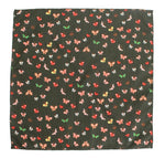Clay Butterfly Cotton Pocket Square
