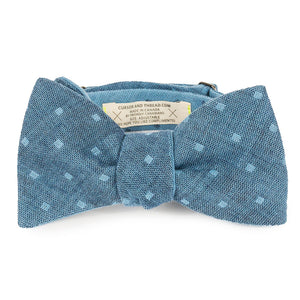blue reversible bow tie