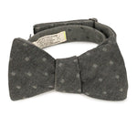 black reversible bow tie