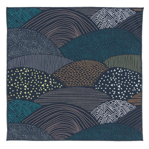 Cascadia patterned pocket square made in Canada