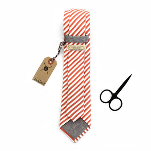 Deckhand Stripe Seersucker Necktie