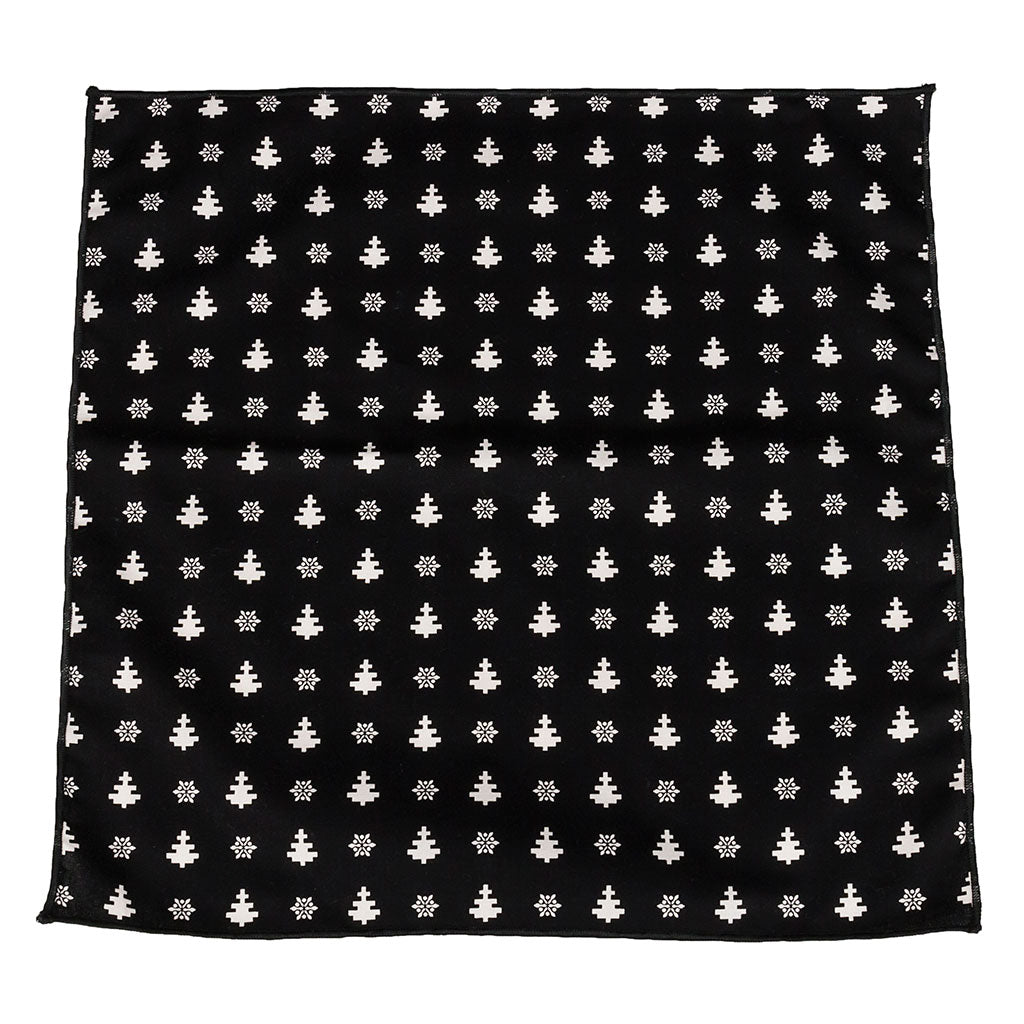 Pixel Tree Holiday Pocket Square