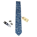 Doulton Blue Floral Necktie