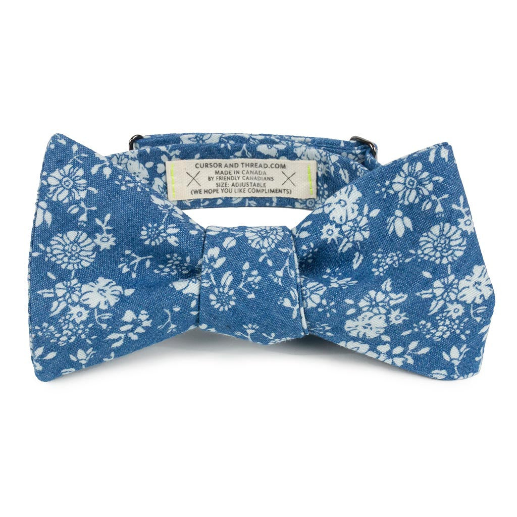 Floral Bow Tie Made in Canada