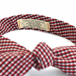 Glowing Hearts French Knot Bow Tie