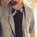 Harrison Herringbone Cotton Bandana