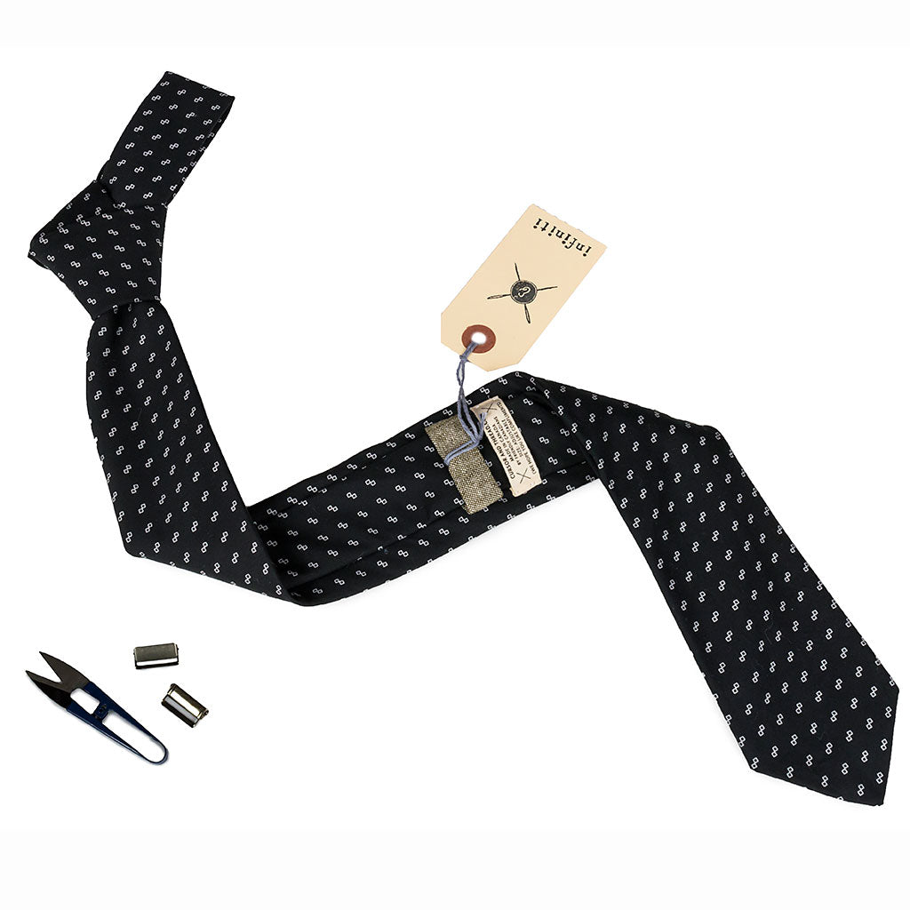 Infiniti Black & White Necktie