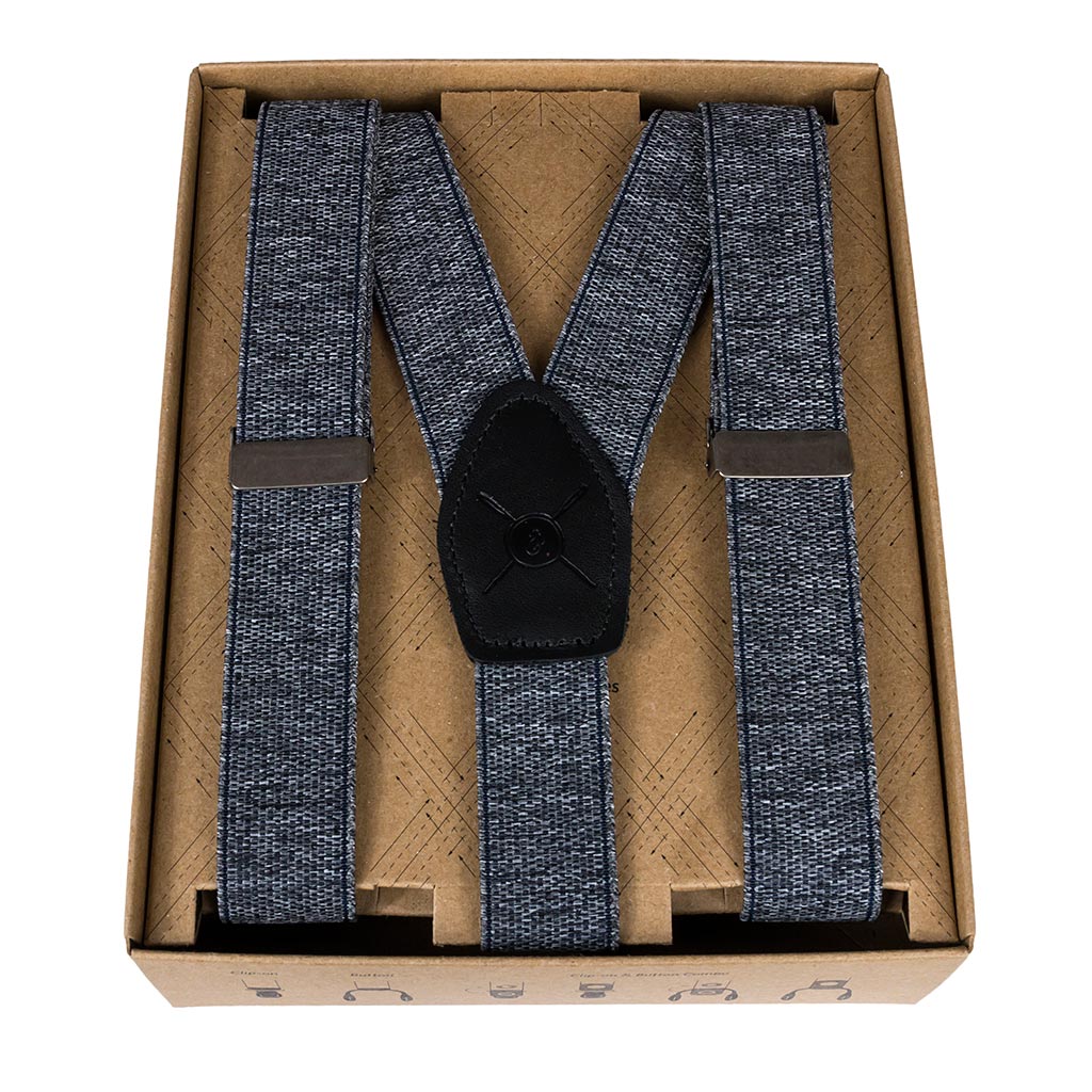 Black Casual Suspenders