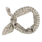 pixel mosaic cotton taupe bandana