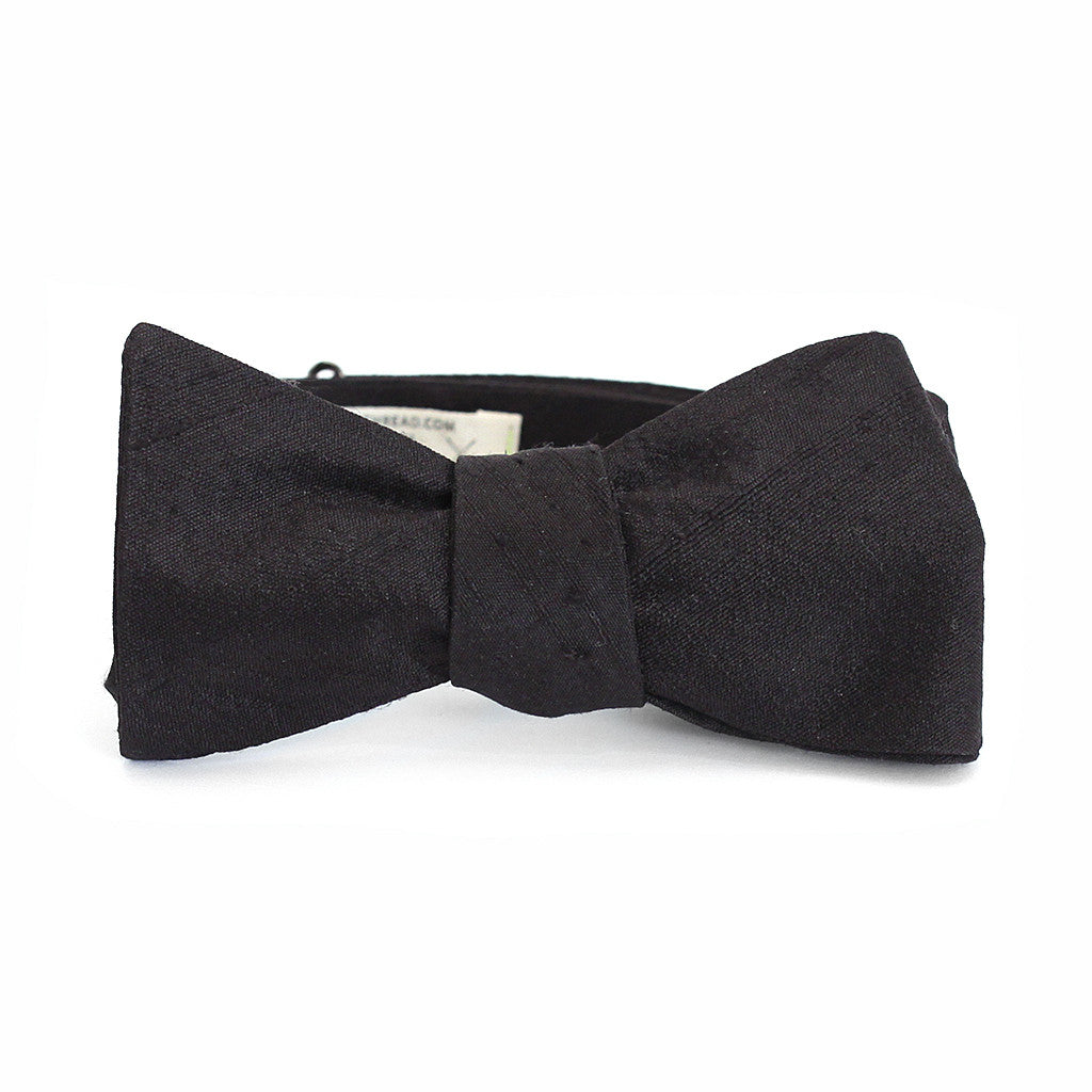Nihilist Raw Silk Bow Tie