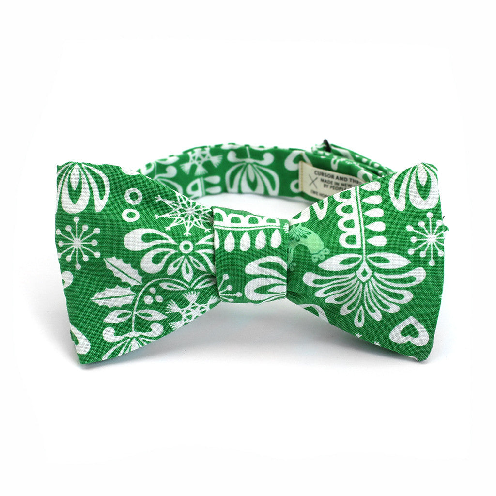 Turtle Dove Cotton Bow Tie