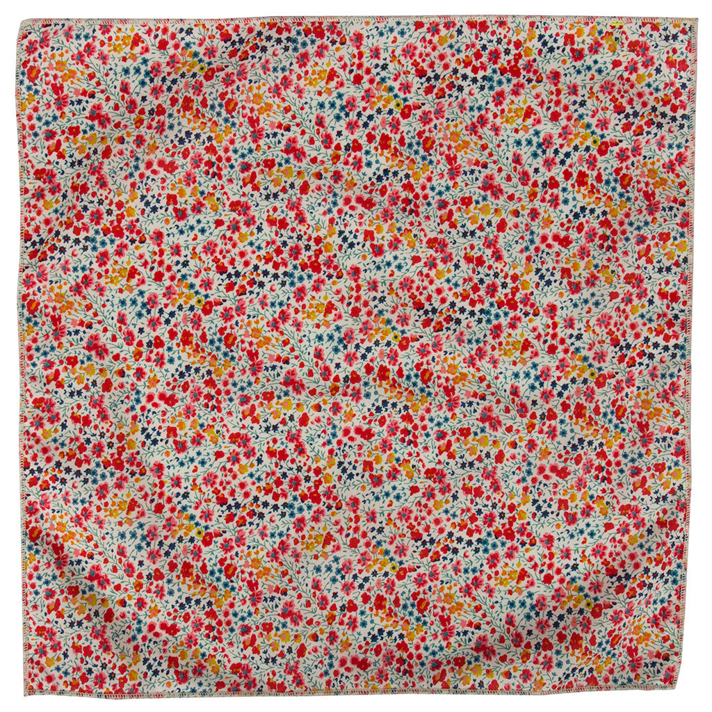 Floral Pocket Square made in Canada